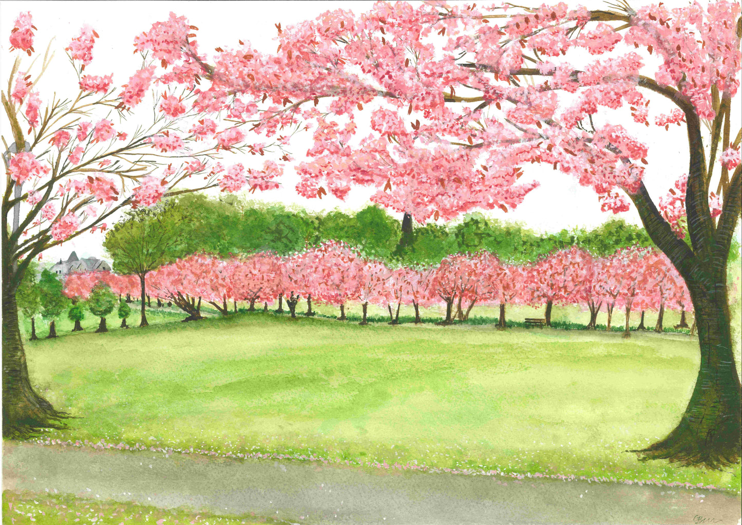 I Like Pink Mounted Print